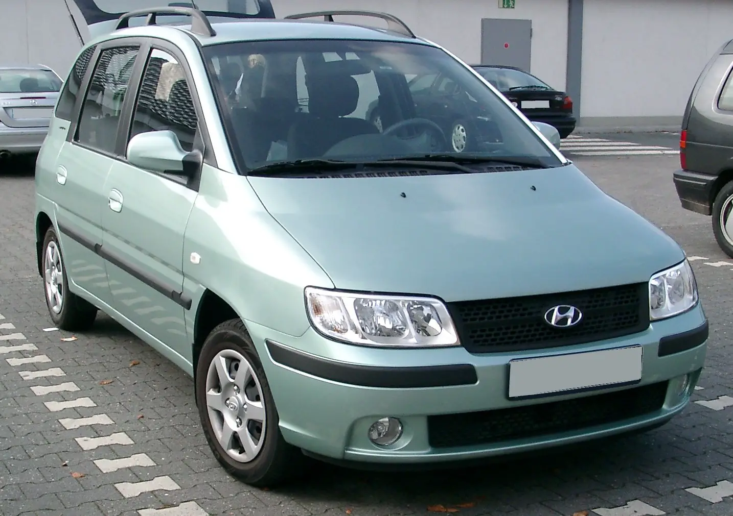 Groene Hyundai Matrix